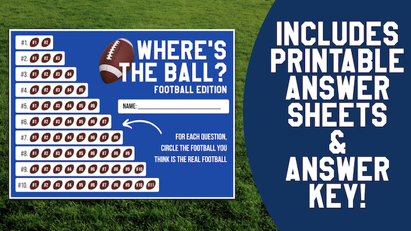 Where's the Ball - Football Edition